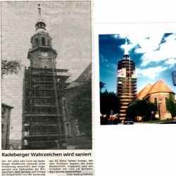 Turmgeruest Radeberg 1995